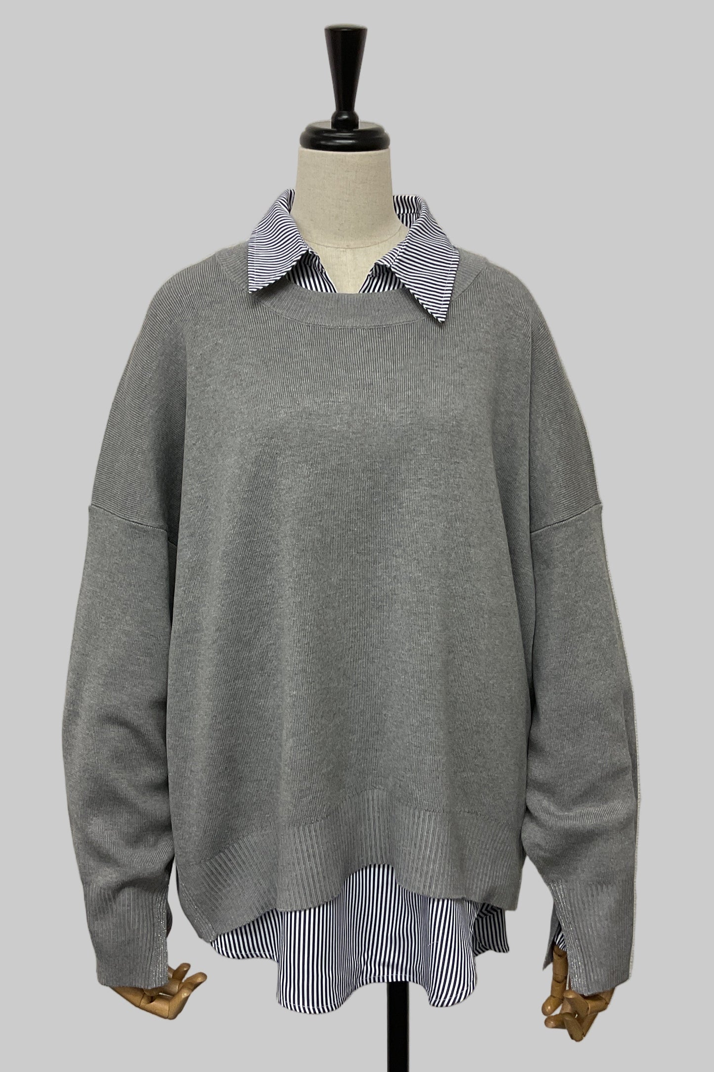 ［予約］ユルニットセットレイヤードプルオーバー