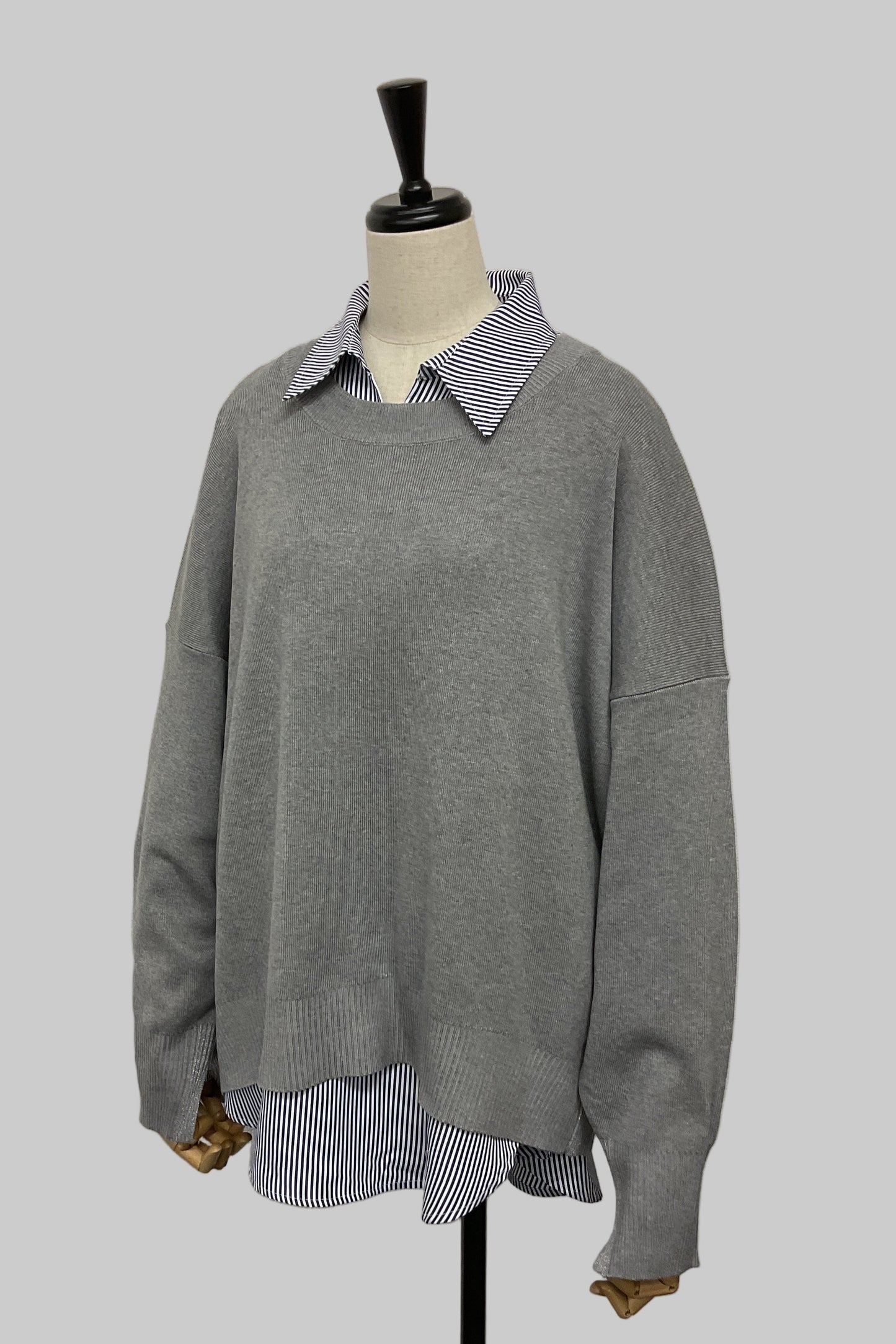 ［予約］ユルニットセットレイヤードプルオーバー