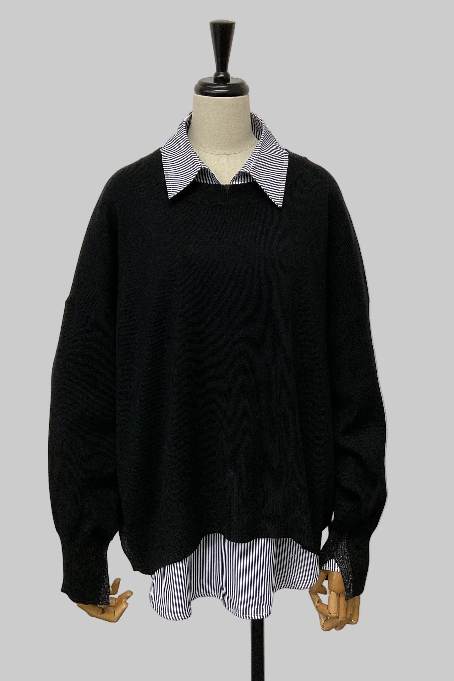 ［予約］ユルニットセットレイヤードプルオーバー