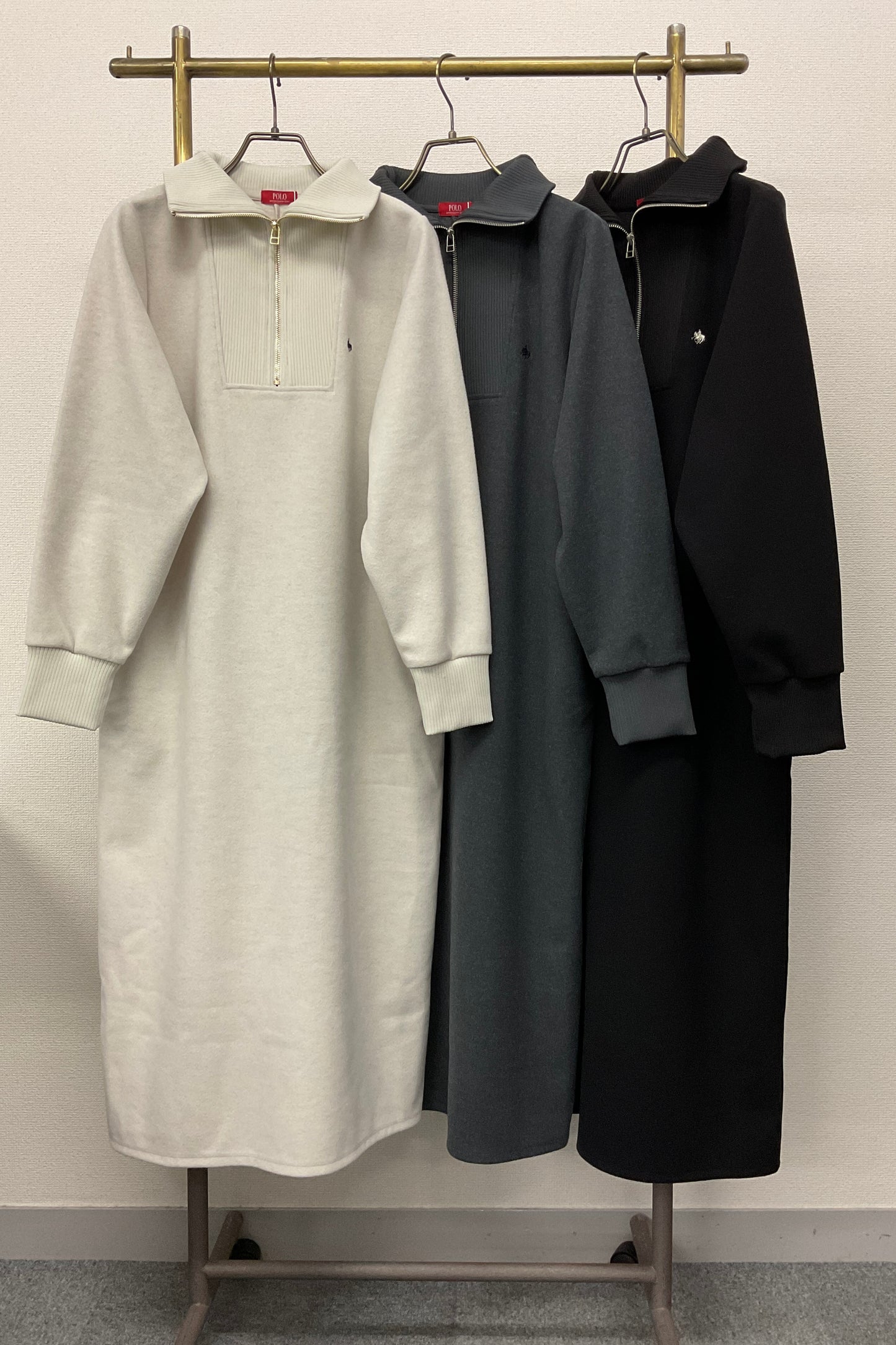 ［ＮＥＷ］POLO BCSハーフZIPワンピース