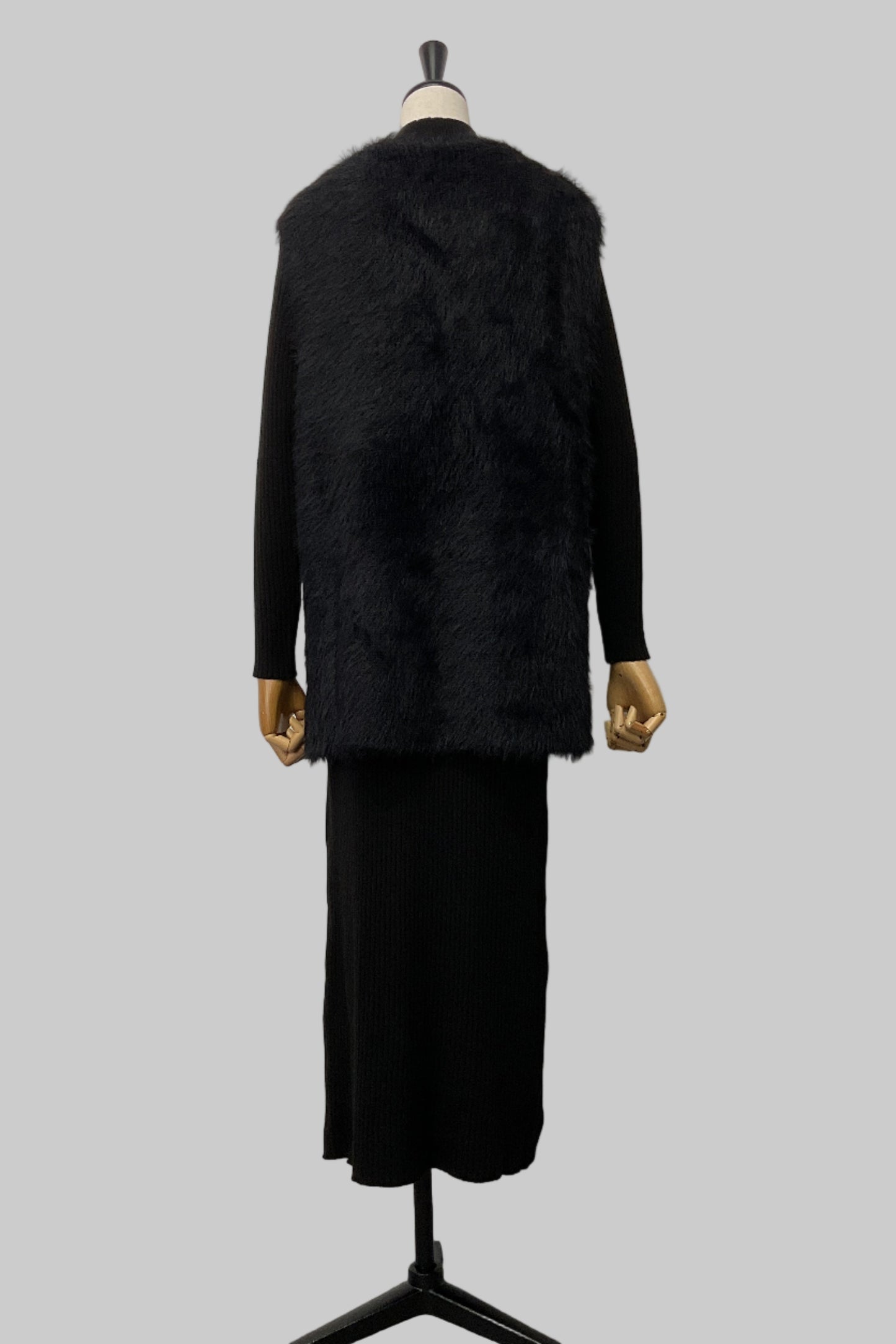 ［ＮＥＷ］シャギーベストセットワンピース