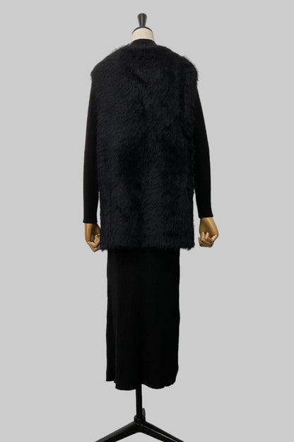 ［ＮＥＷ］シャギーベストセットワンピース