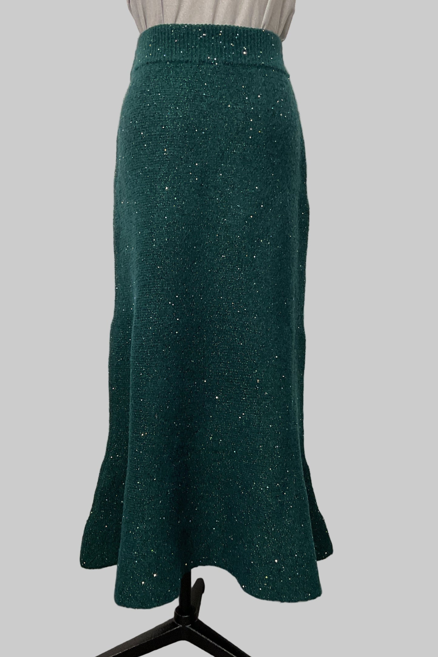 ［予約］スパンコールニットスカート