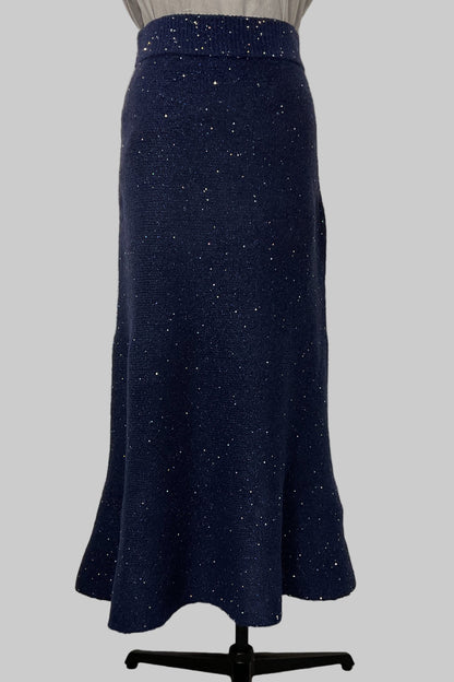 ［予約］スパンコールニットスカート