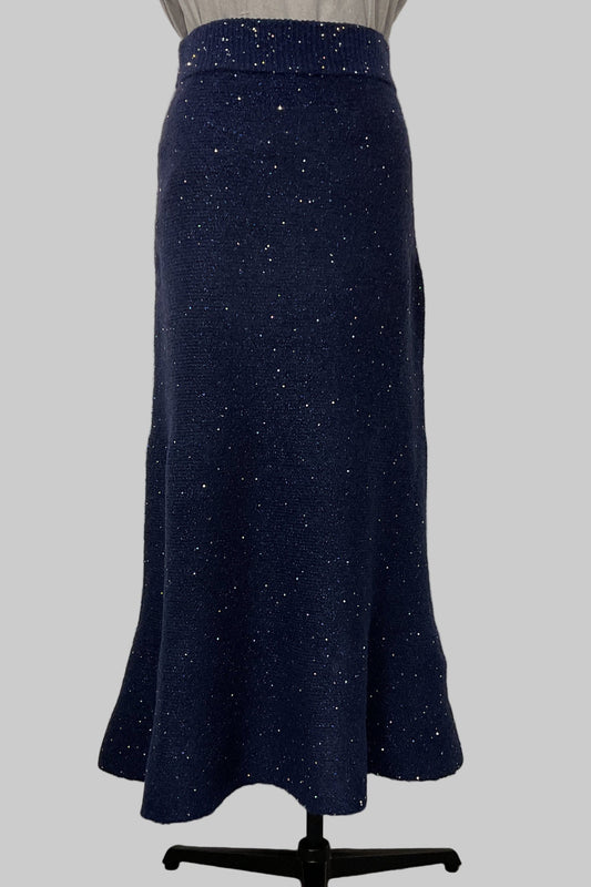 ［予約］スパンコールニットスカート