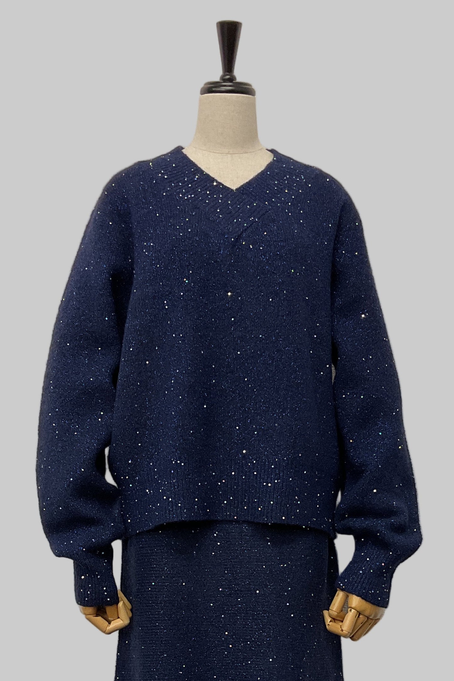 ［予約］2WAYスパンコールニット