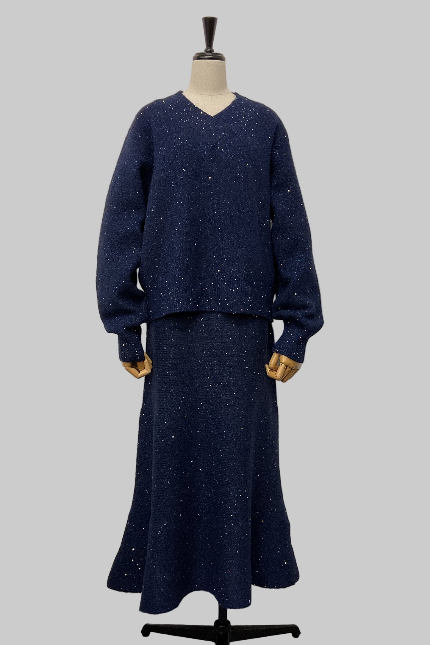 ［予約］2WAYスパンコールニット