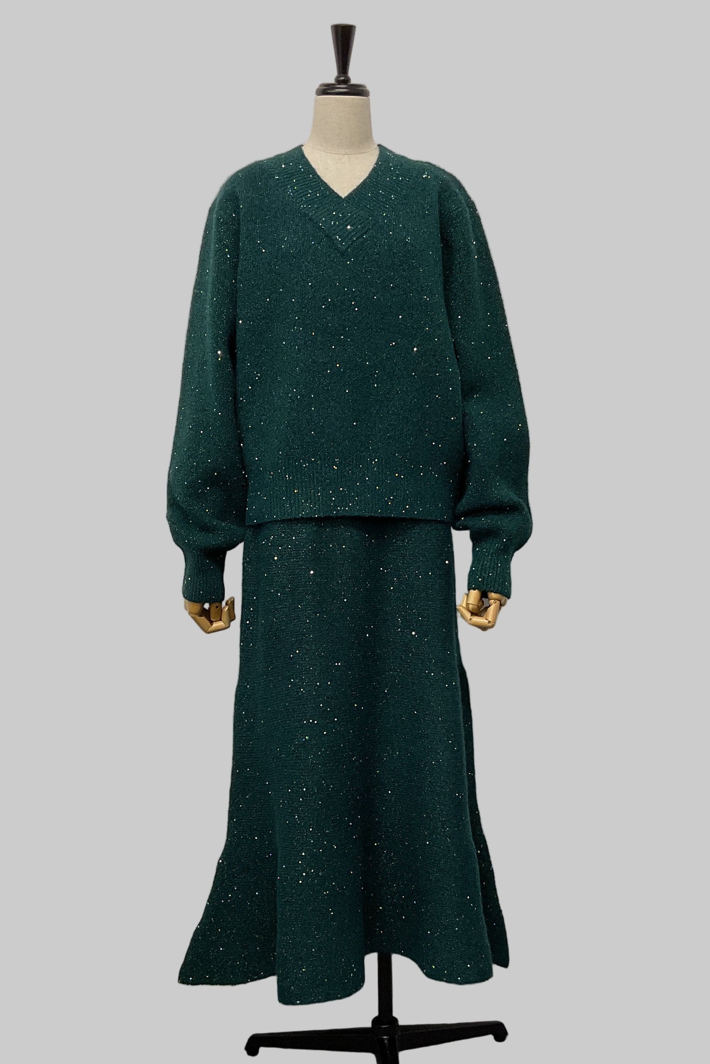 ［予約］2WAYスパンコールニット