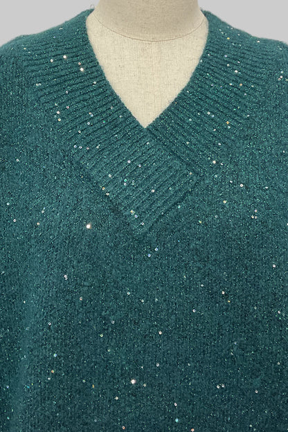 ［予約］2WAYスパンコールニット