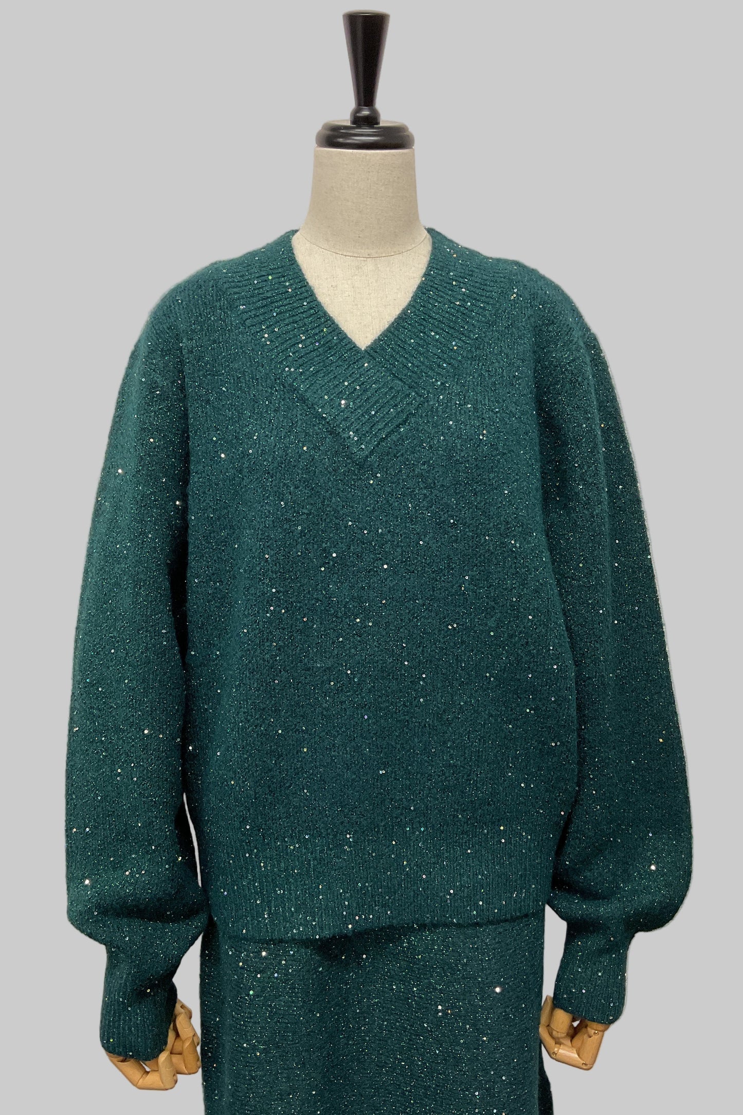 ［予約］2WAYスパンコールニット