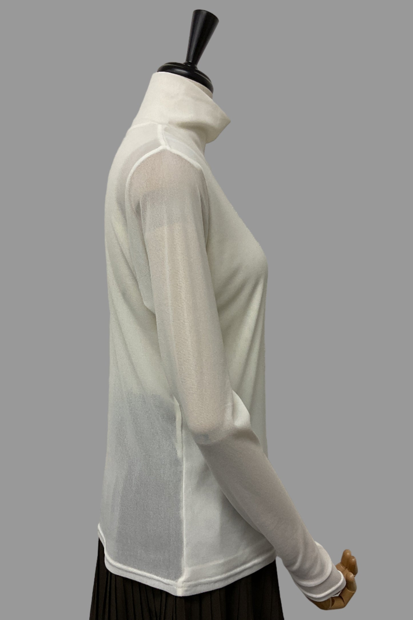 ［予約］シアーフロントダブルタートルプルオーバー