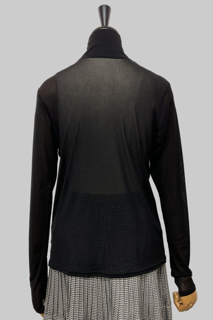 ［予約］シアーフロントダブルタートルプルオーバー