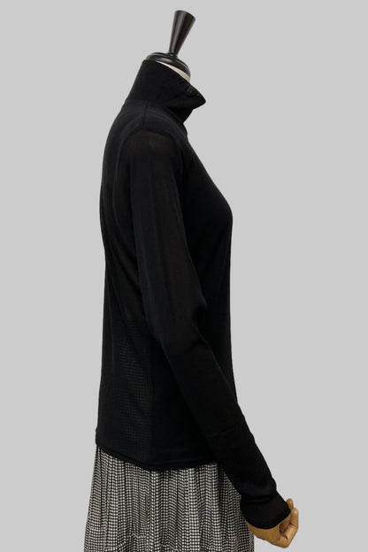 ［予約］シアーフロントダブルタートルプルオーバー