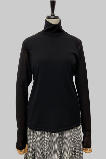 ［予約］シアーフロントダブルタートルプルオーバー