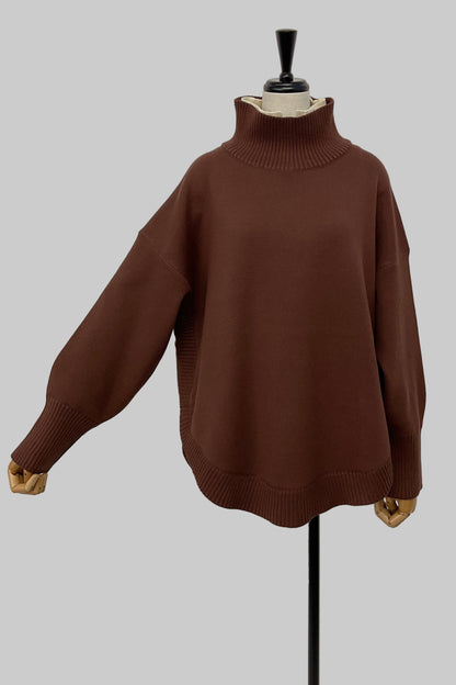 ［ＮＥＷ］エリツキハイネックニット