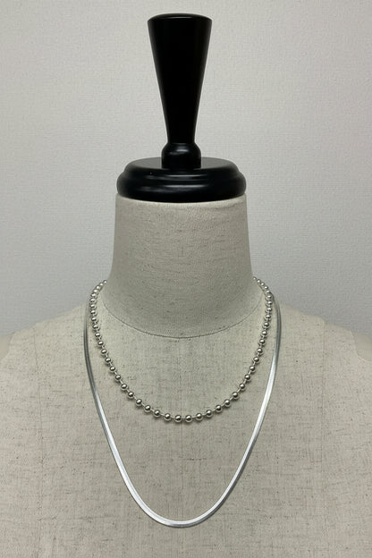 ［ＮＥＷ］ボール＊スネークチェーンネックレス