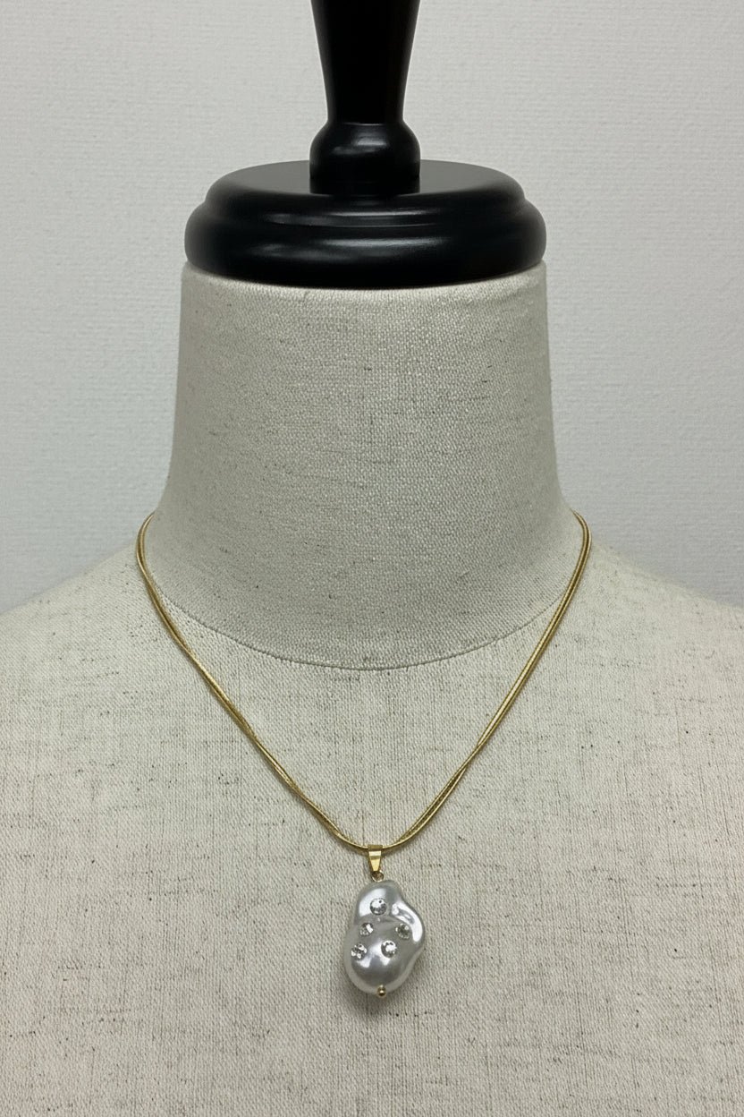 ［ＮＥＷ］バロックパールネックレス