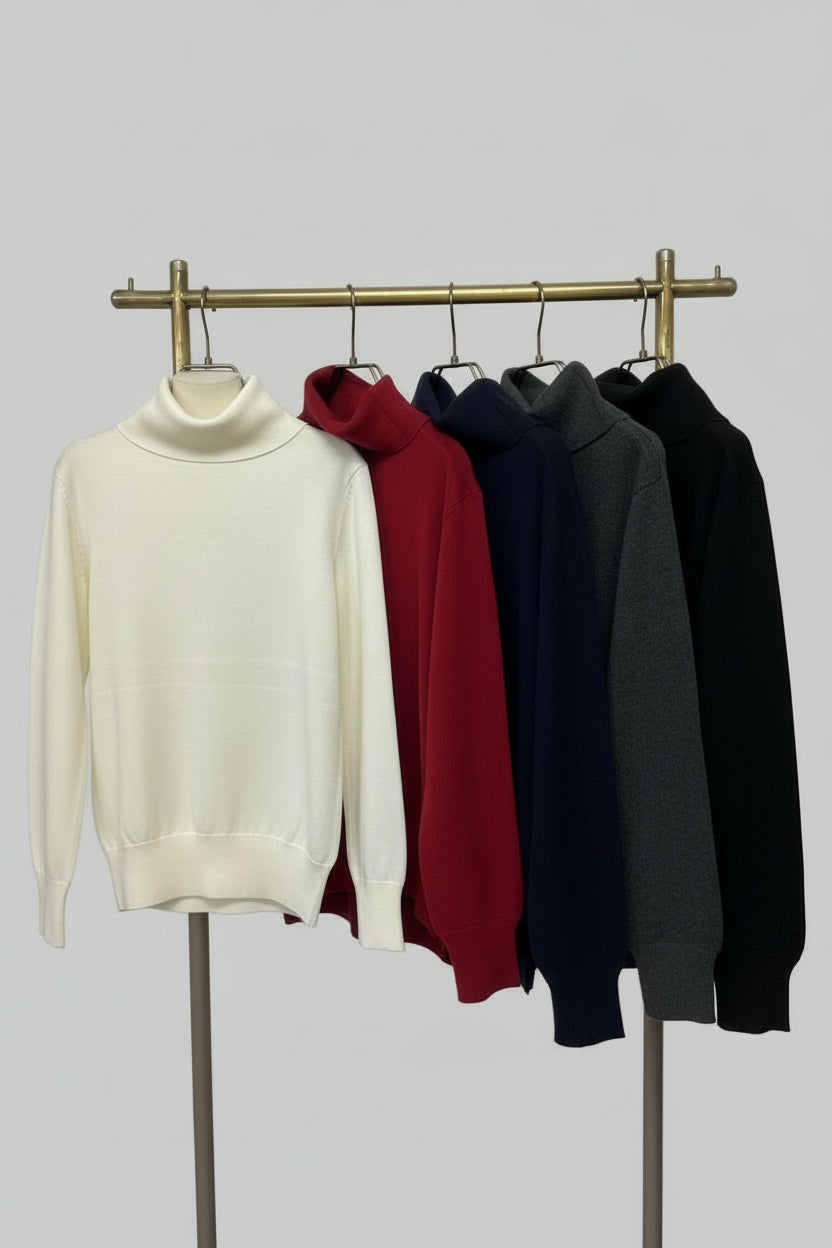 [NEW]2WAYハイネックニット