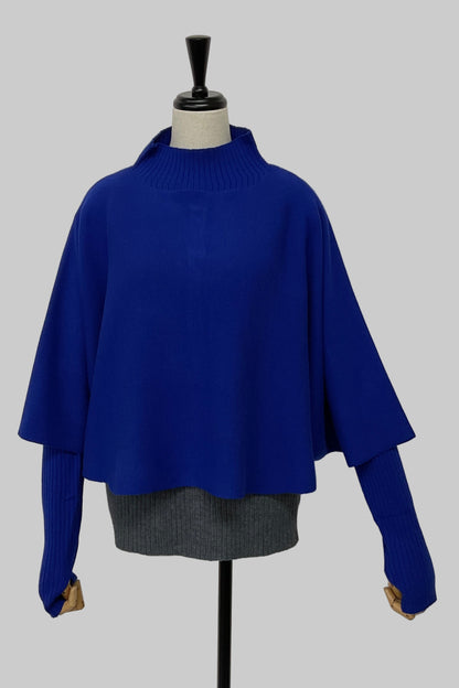 ［ＮＥＷ］ケープアンサンブルニット