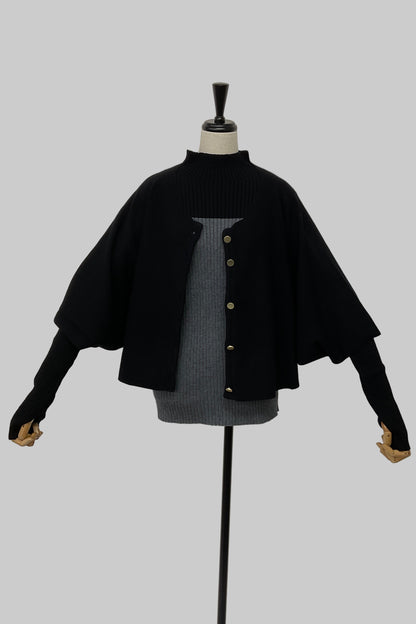 ［ＮＥＷ］ケープアンサンブルニット