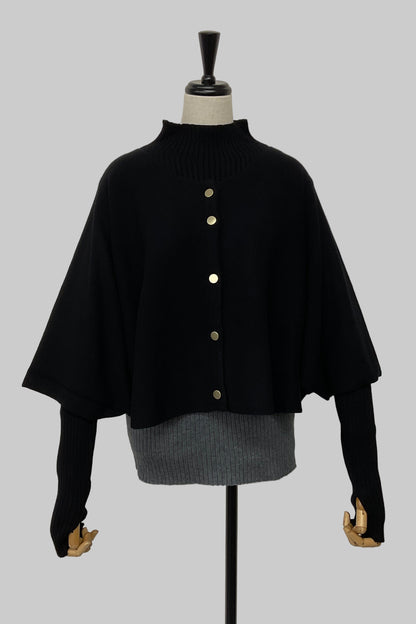 ［ＮＥＷ］ケープアンサンブルニット