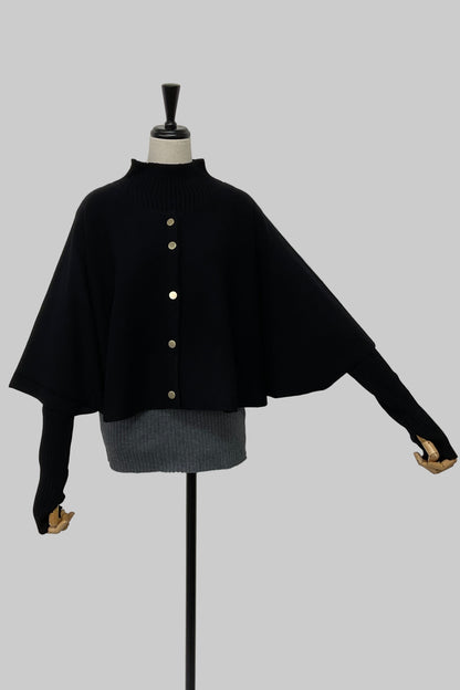 ［ＮＥＷ］ケープアンサンブルニット