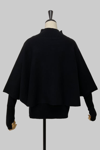 ［ＮＥＷ］ケープアンサンブルニット