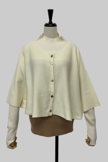 ［ＮＥＷ］ケープアンサンブルニット