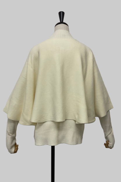 ［ＮＥＷ］ケープアンサンブルニット