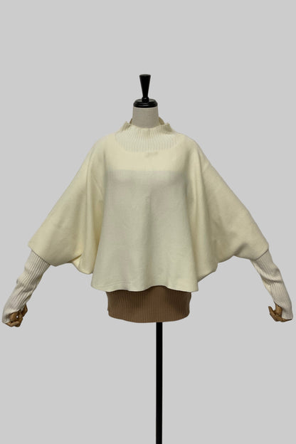 ［ＮＥＷ］ケープアンサンブルニット