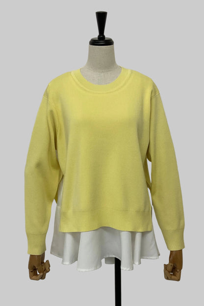 ニットセットレイヤードプルオーバー