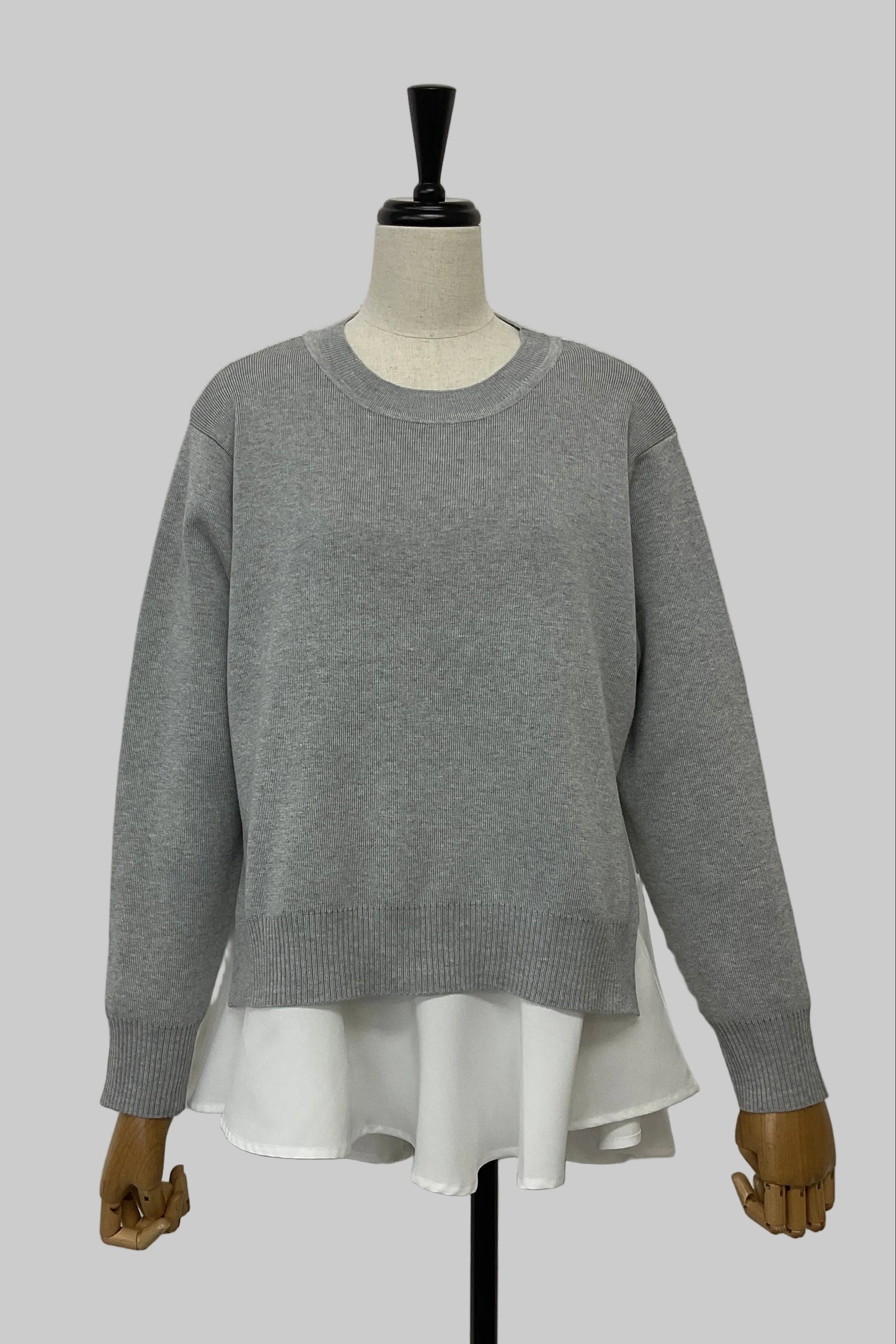 ニットセットレイヤードプルオーバー