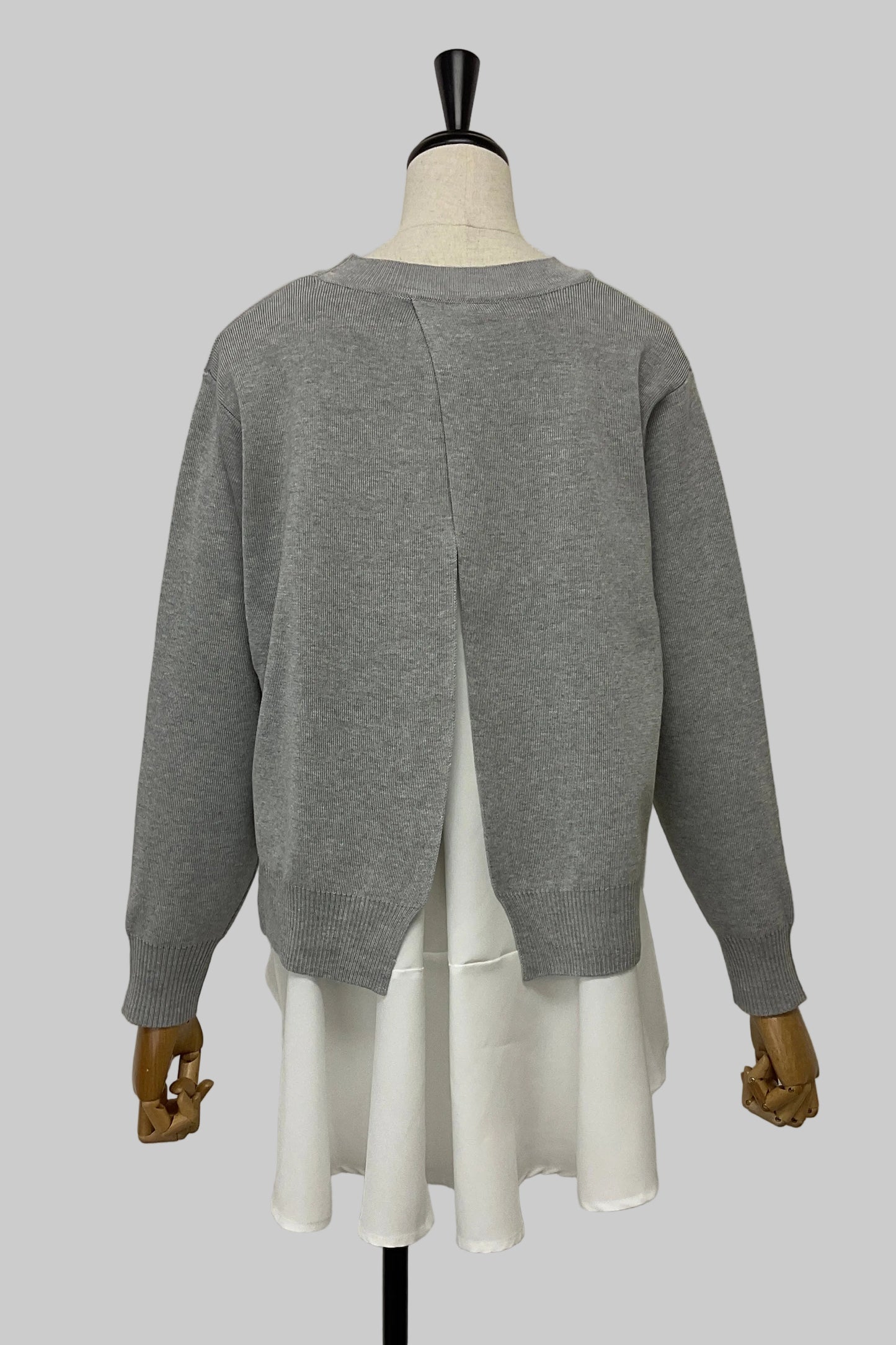 ニットセットレイヤードプルオーバー