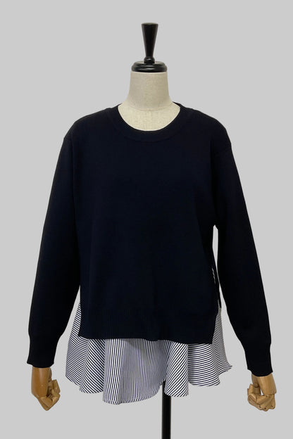 ニットセットレイヤードプルオーバー