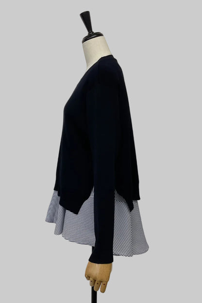 ニットセットレイヤードプルオーバー