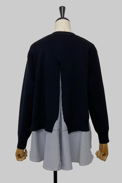 ニットセットレイヤードプルオーバー