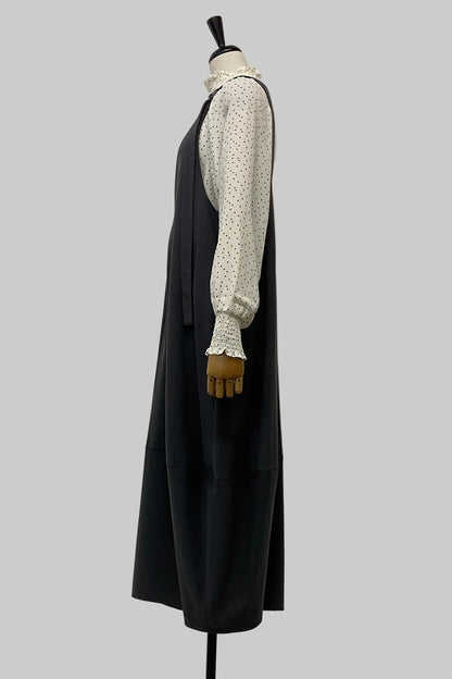 〈20%OFF〉シアバターコクーンジャンパースカート