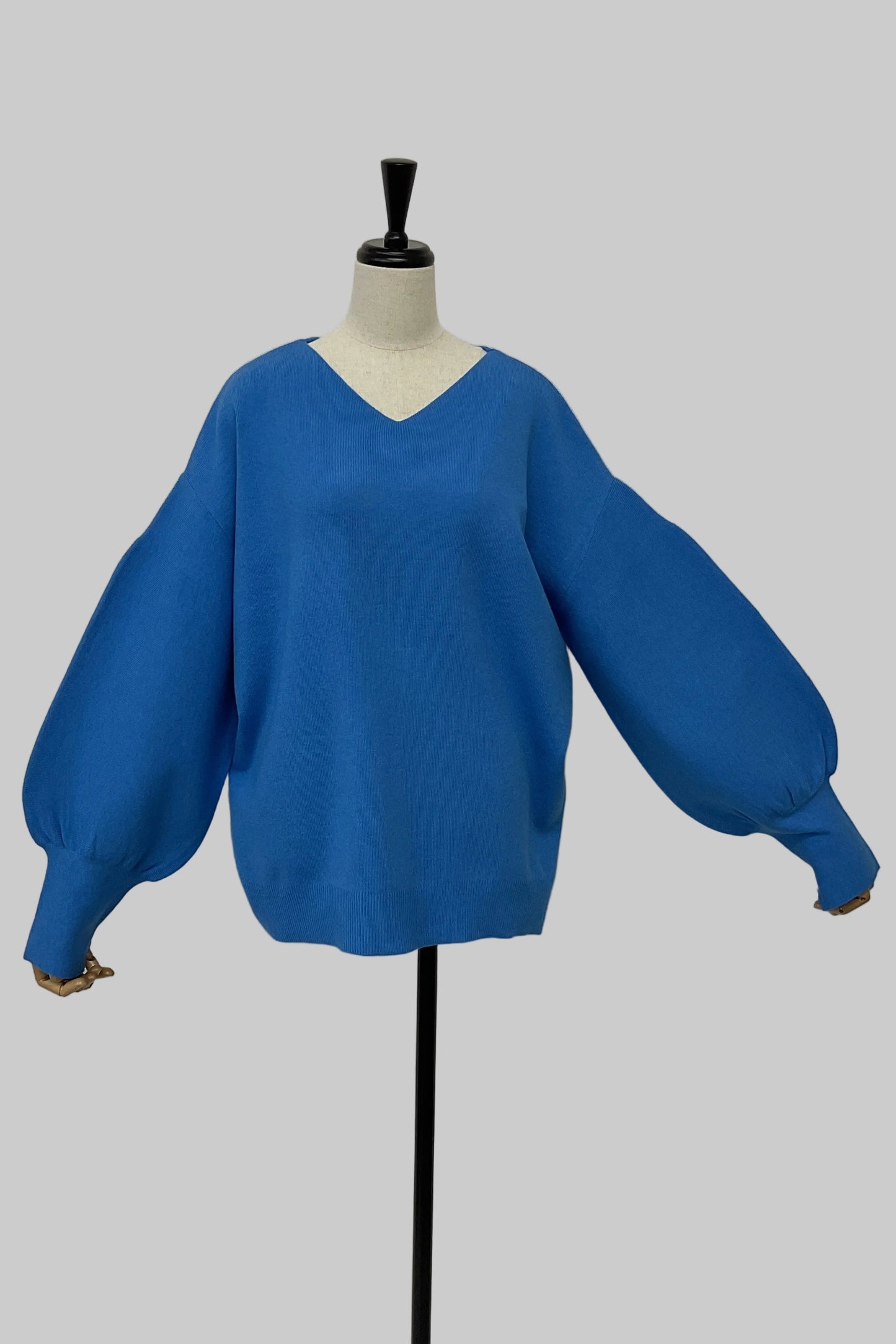 ヤワモチポワンソデVネックプルオーバー