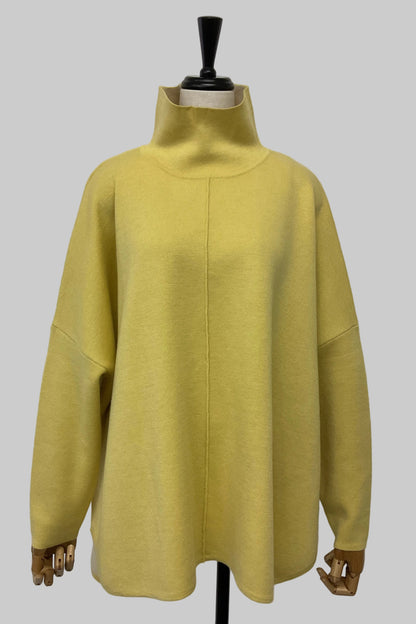 ［予約］＜10%OFF＞リバーシブルポンチョフウプルオーバー (新色イエロー）