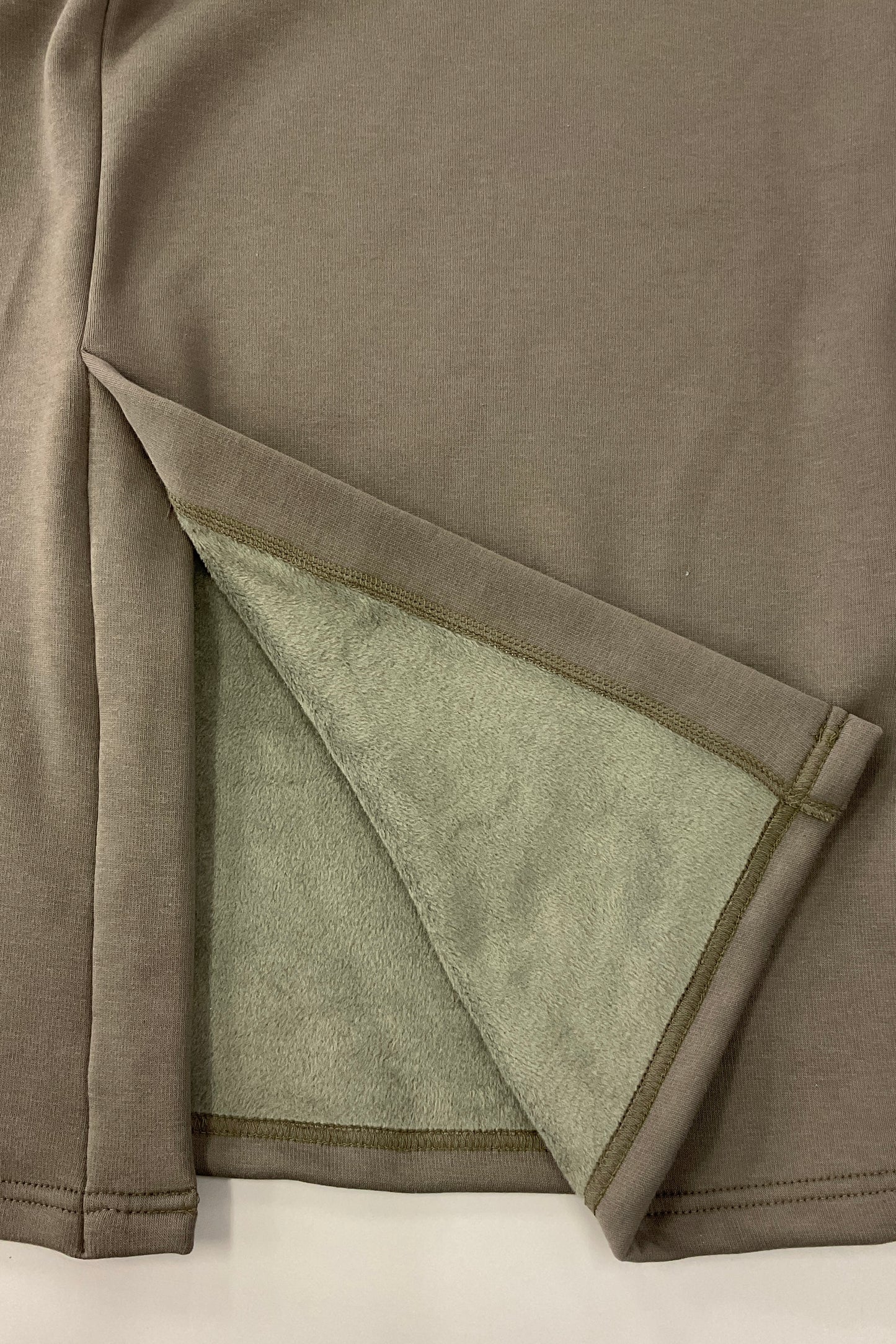 〈50%OFF〉ハーフZIPパーカーワンピース