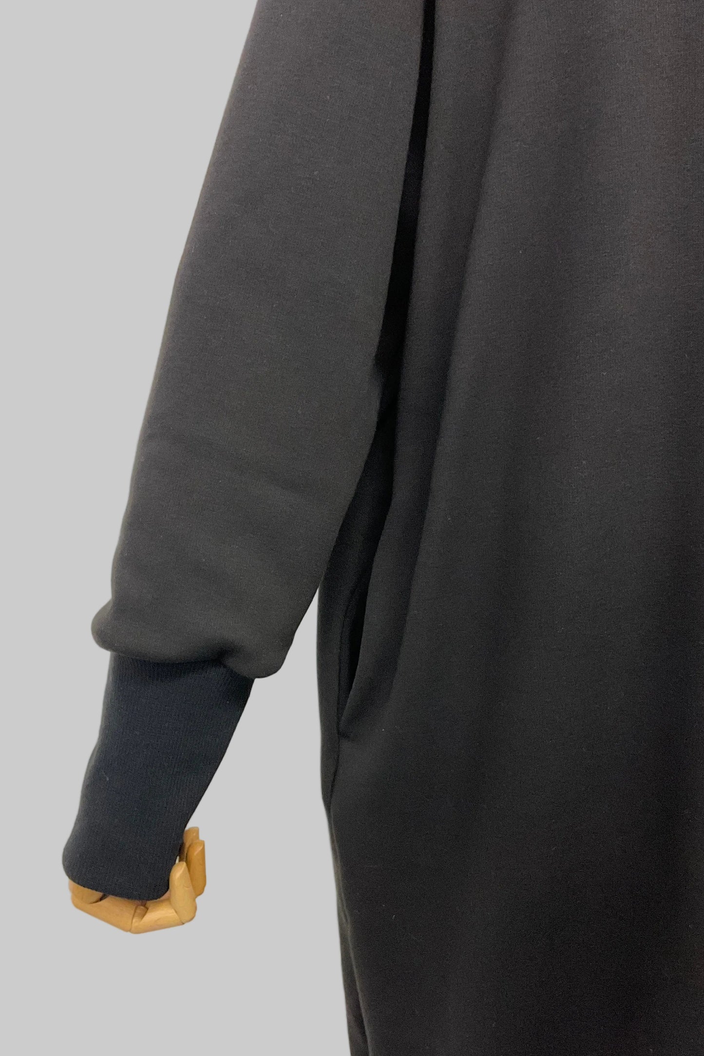 〈50%OFF〉ハーフZIPパーカーワンピース