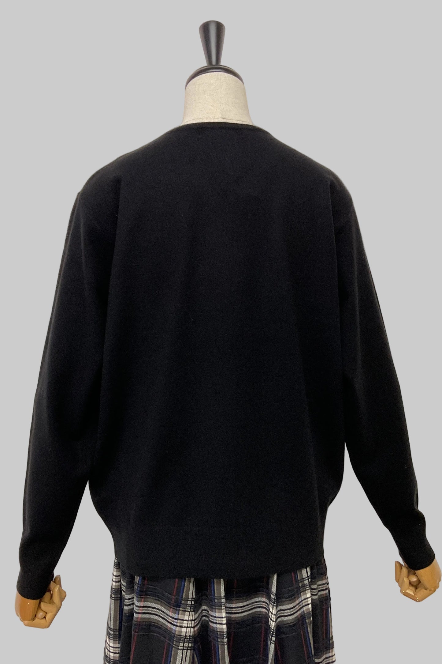 ＜10%OFF＞ストレッチVネックニット （新色ブラック）