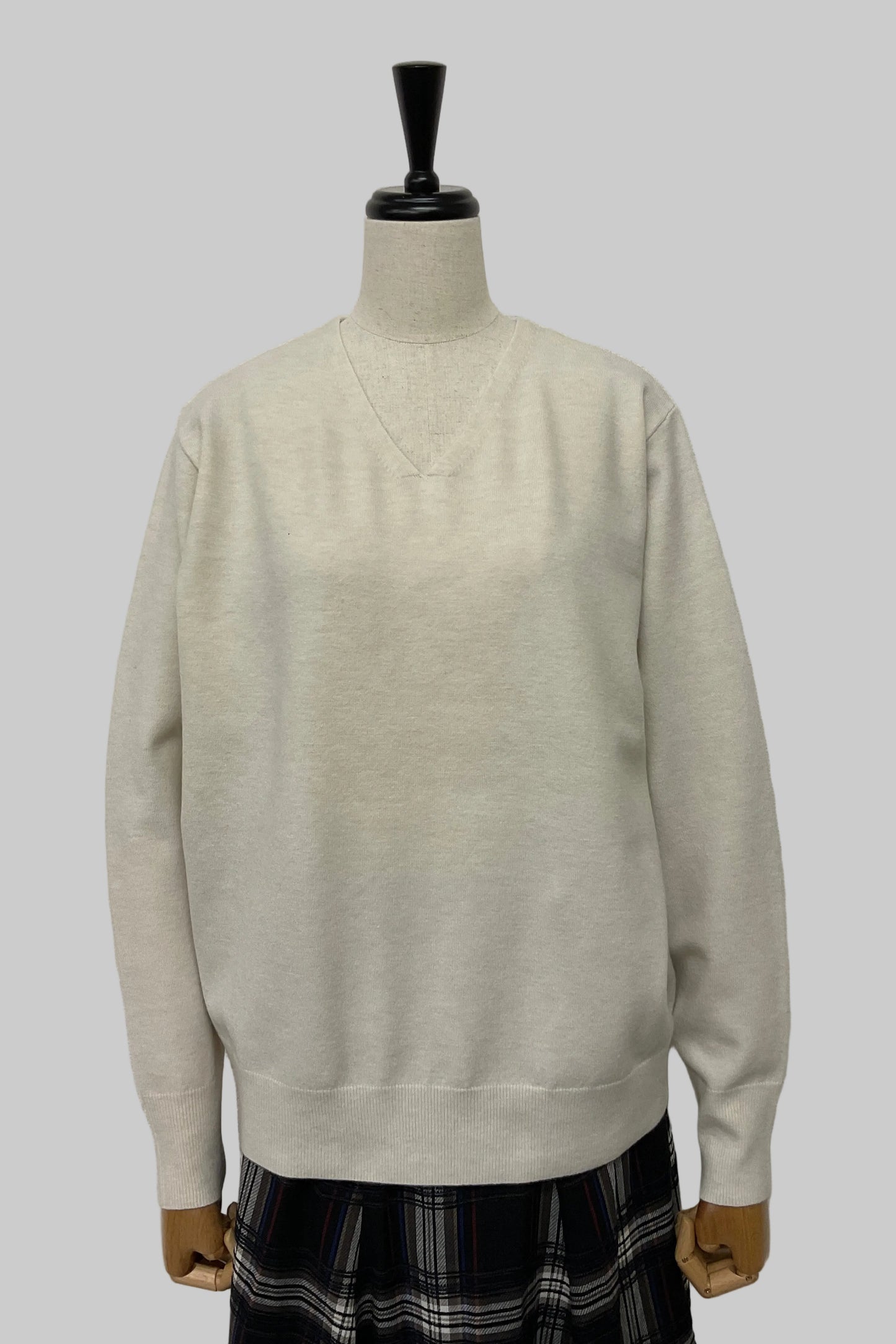 ＜10%OFF＞ストレッチVネックニット （新色ブラック）