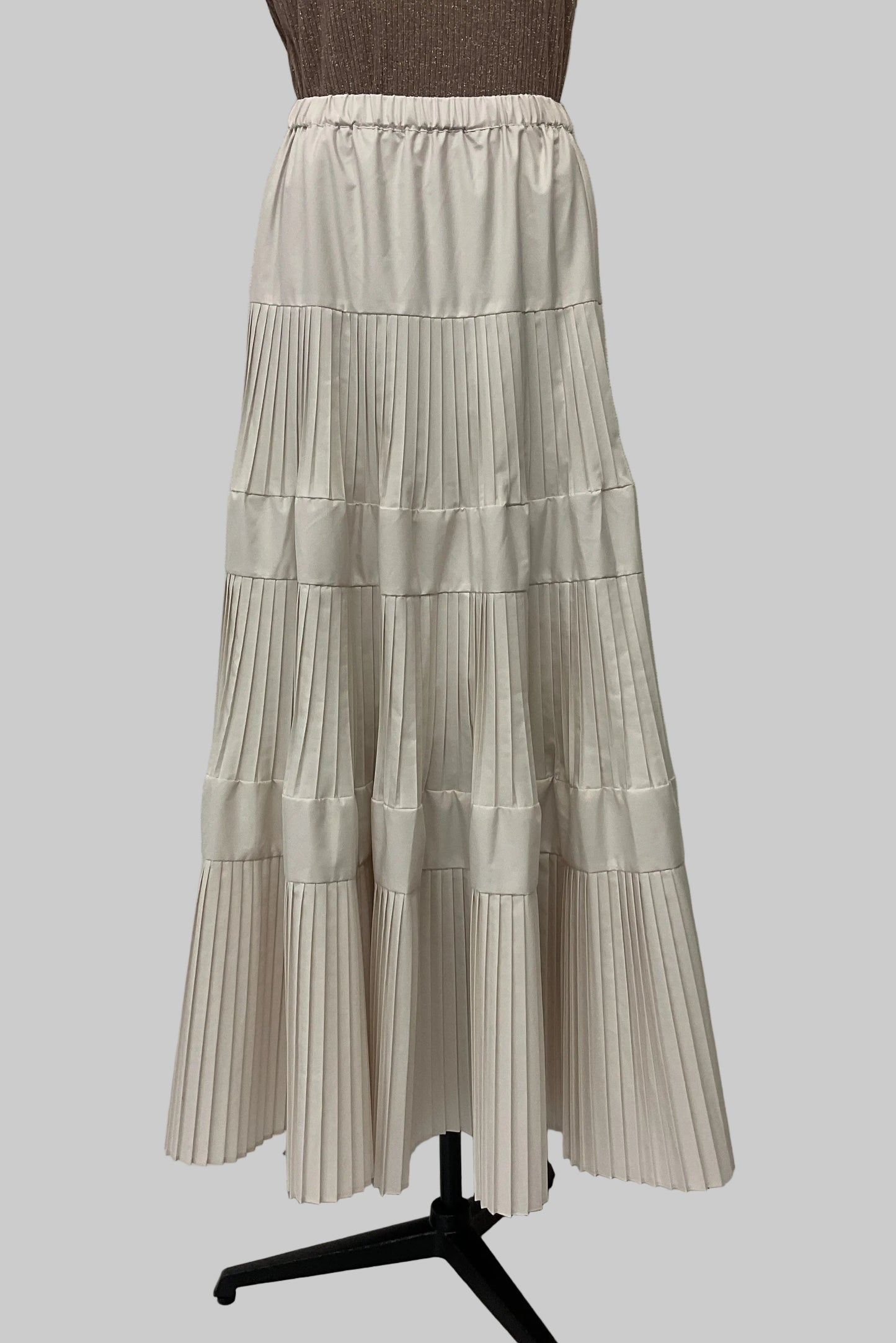 ［再入荷］プリーツティアードスカート