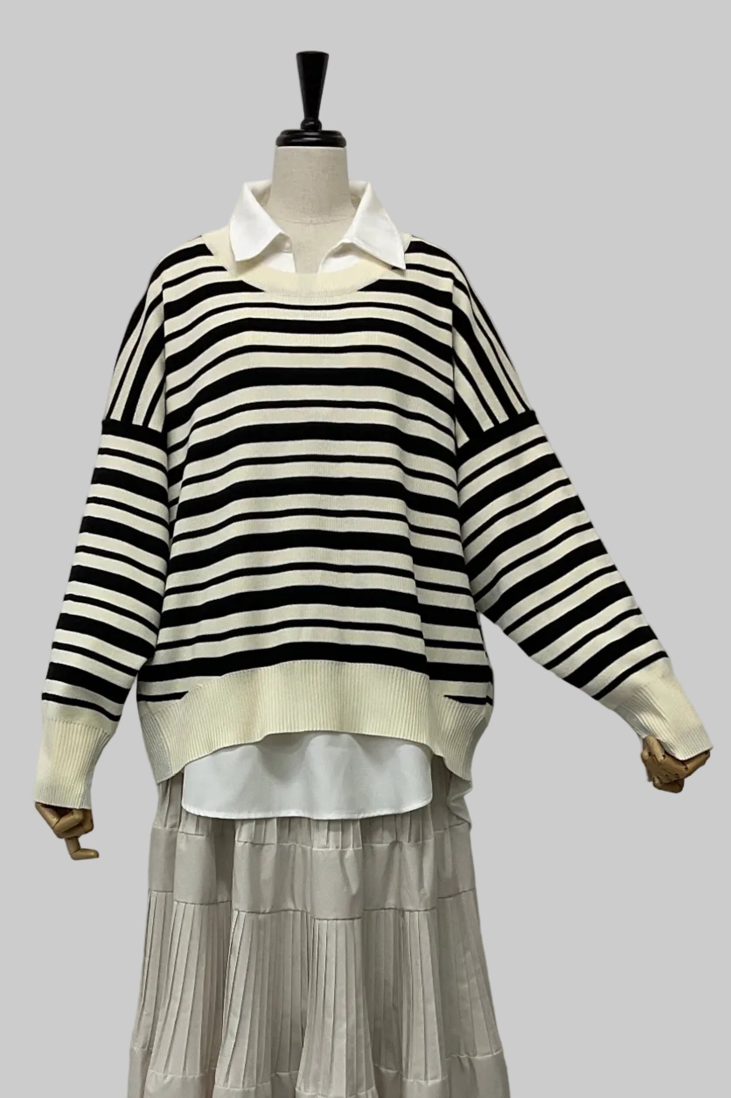 [予約] ユルニットセットレイヤードプルオーバー