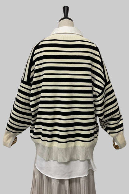 [予約] ユルニットセットレイヤードプルオーバー