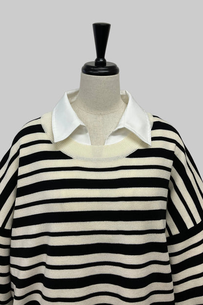 [予約] ユルニットセットレイヤードプルオーバー