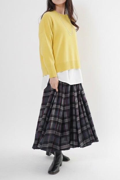 ニットセットレイヤードプルオーバー