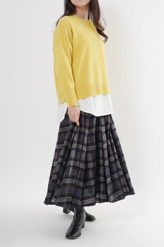 ニットセットレイヤードプルオーバー