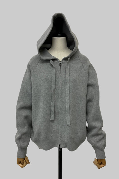 ニットZIPパーカー